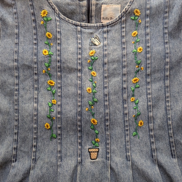 90's Denim Garden Dress - Picture 8 of 10